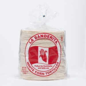 TORTILLA CORN 6″ WHT SFST 6-90CT | Packaged