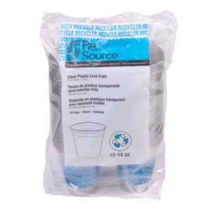 12 – 14 oz. Clear Plastic Cups | Packaged