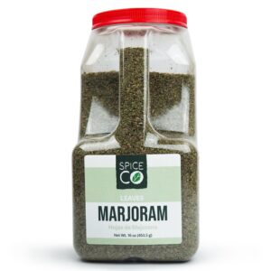 SpiceCo Marjoram Leaf 16oz | Packaged