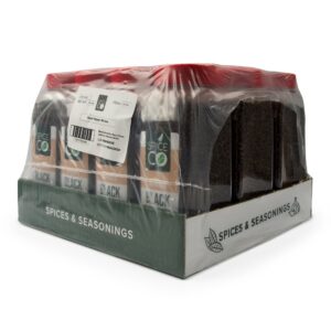 SpiceCo Black Pepper Whole 18oz | Corrugated Box