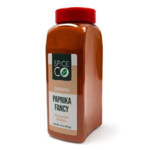 SpiceCo Paprika, Ground Fancy 18oz | Packaged