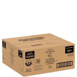 CONT PLAS 8X8.4X2″ 3CMPT HNGD 2-100CT | Corrugated Box