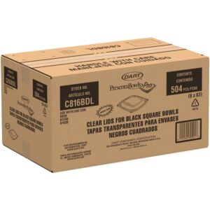 LID PLAS 8-16Z CLR SQ 8-63CT DART | Corrugated Box