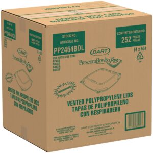 LID PLAS 24-64Z CLR VNTD 4-63CT DART | Corrugated Box