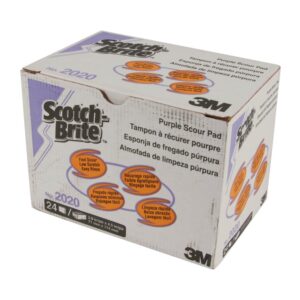 PAD SCOUR HVY DUTY AP PRPL 24CT 3M | Packaged