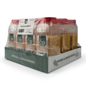 SpiceCo Minced Garlic 17oz | Corrugated Box