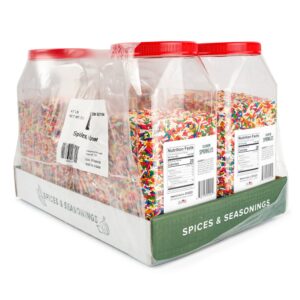 SpiceCo Rainbow Sprinkles 7lb | Corrugated Box