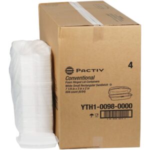 CONT FM HOT DOG 7X3X2″ WHT HNGD 504CT | Styled