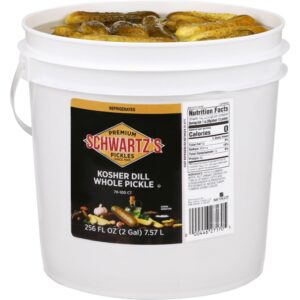 1-2GAL MINI DILL PICKLES SCHWARTZ | Packaged