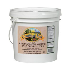 PICKLE DILL SLCD 1/4″ C/C 2Gal | Packaged