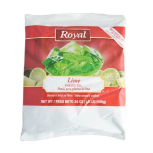 GELATIN MIX LIME 24Z ROYAL | Packaged