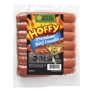 FRANKS BEEF 6-3/4″ 4/1 | Packaged