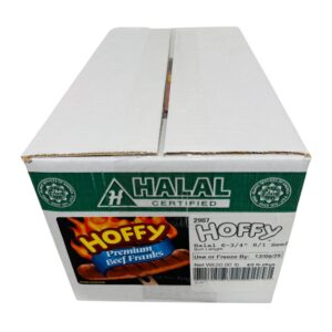 FRANKS BEEF 6-3/4″ 8/1 Hoffy | Corrugated Box