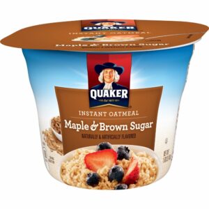 Maple Brown Sugar Instant Cup Oatmeal | Packaged