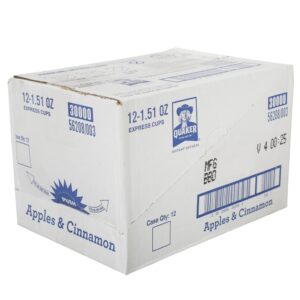 Apple Cinnamon Instant Cup Oatmeal | Corrugated Box