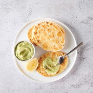 Garlic Naan Flatbread | Styled
