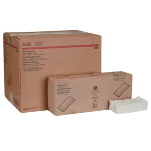 2-Ply Embossed Dinner Napkin, White | Styled