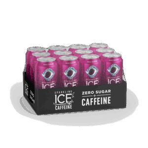 Black Raspberry Sparkling Caffeinated Water | Corrugated Box