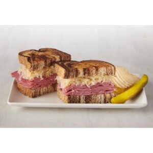 Fresh Cooked Corned Beef Rounds | Styled