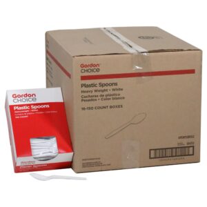 White Plastic Spoons | Styled