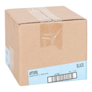 Black Plastic Petite Spoons | Corrugated Box