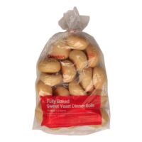 Fully Baked Sweet Yeast Dinner Rolls | Packaged