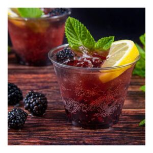 CUP PET PLAS 9Z SQT CLR | Styled