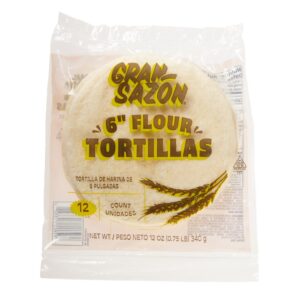 6″ Flour Tortillas | Packaged