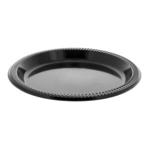 PLATE PLAS 9″ BLK 400CT PACTIV | Raw Item