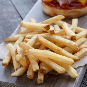 Stealth 5/16″ Thin Regular Cut Skin-On French Fries | Styled