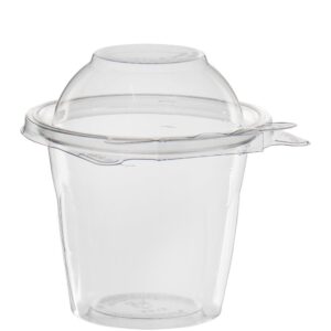 CUP SNAC 12Z CLR W/DOME LID 4-64CT | Raw Item