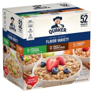 Quaker Instant Oatmeal Variety Pack | Packaged