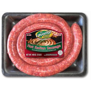Hot Italian Sausage Rope | Packaged