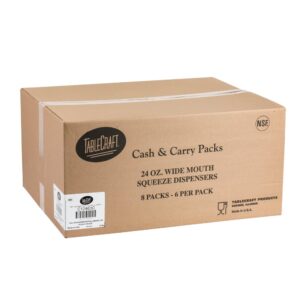 Clear 24 oz. Squeeze Bottle | Corrugated Box