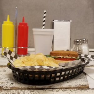 Black Oval Basket | Styled