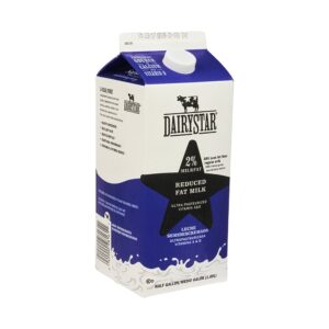 MILK WHITE 2% LOW FAT UHT 6-.5GAL | Packaged