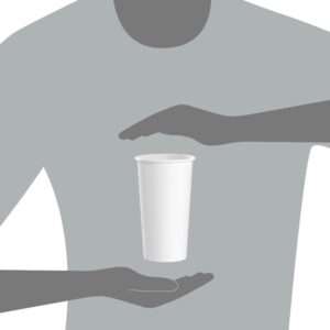 20 oz. Paper Hot Cups | Styled