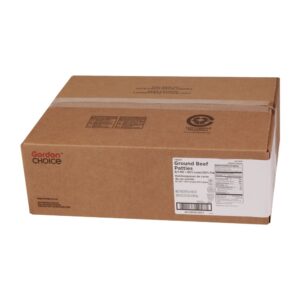2 oz. Beef Patty, 80/20 Blend, IQF | Corrugated Box