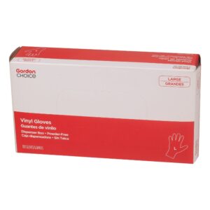 Large Powder-Free Vinyl Gloves | Packaged