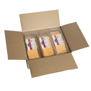 Cheese Ched Med Sliced 2.5# | Packaged
