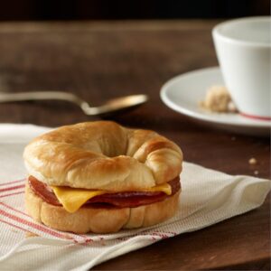 Ham & Cheese Croissant | Styled