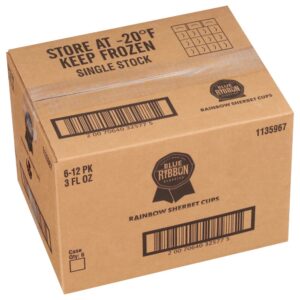 NOVELTY FZ CUP RNBW SHRB 3FLZ | Corrugated Box