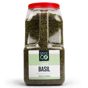 SpiceCo Basil Leaves 24oz | Packaged