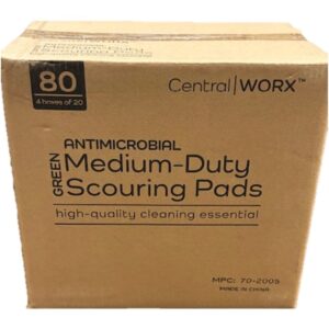Heavy Duty Green Scouring Pads | Corrugated Box