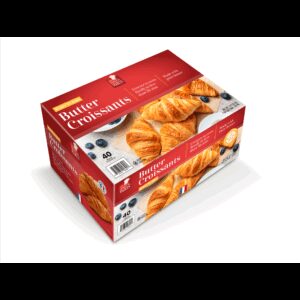 Les Delices de Paris Butter Croissant 40 | Corrugated Box