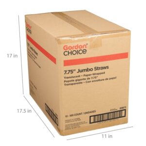 Jumbo Paper Wrapped Straws | Corrugated Box