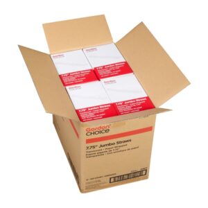 Jumbo Paper Wrapped Straws | Packaged
