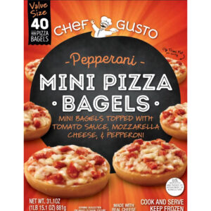 Pepperoni Pizza Bagel | Packaged