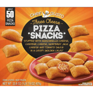 Three Cheese Pizza Snacks | Packaged