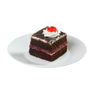 Black Forest Cake Slice | Styled
